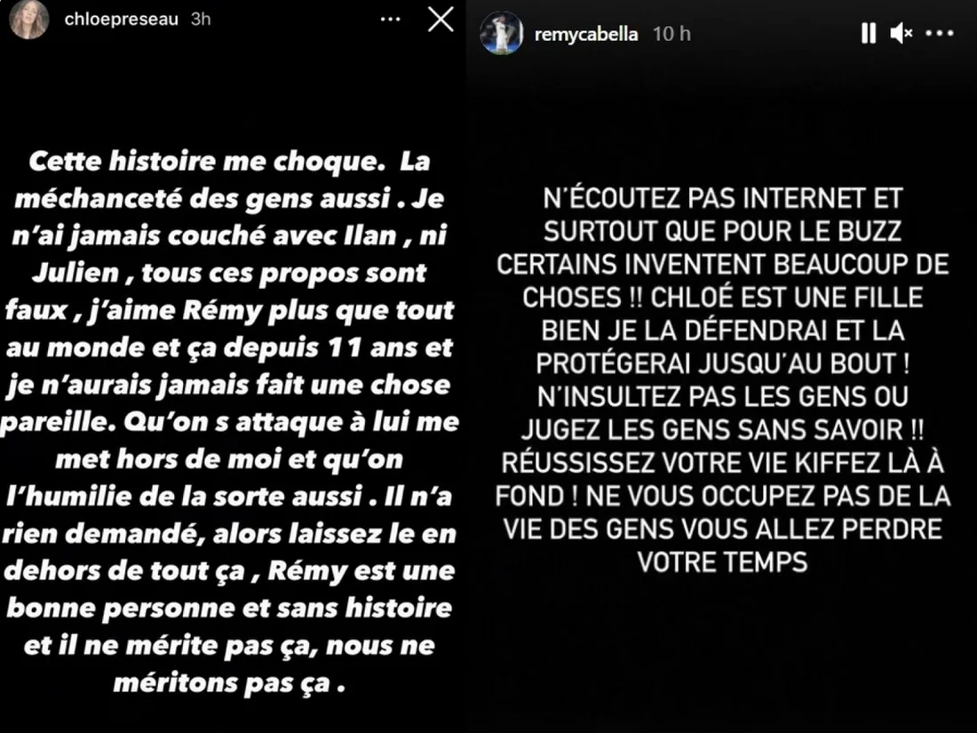 Capture d'écran IG 